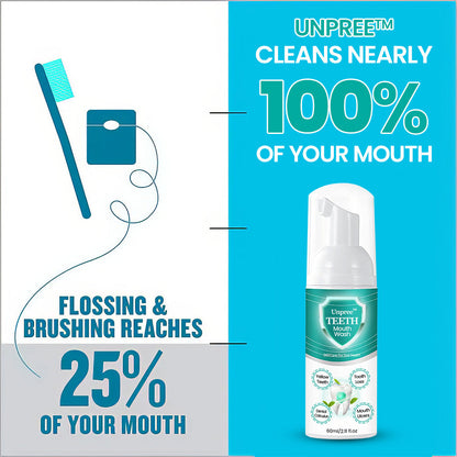 UNPREE™ TEETH Mouthwash Foam - Solve All Oral Problems 🔥 LAST DAY SALE 70% OFF 🔥