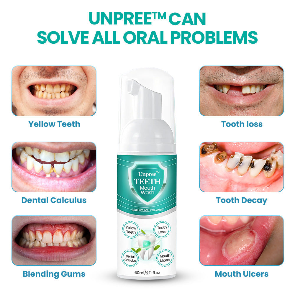 Unpree™ TEETH Herbal Mouthwash - Solve all Oral Problems