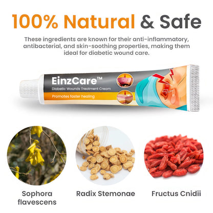 EinzCare™ Diabetic Wounds Treatment Cream -  Recommended by Experts! 🔥 80% Limited Discounts! 💰