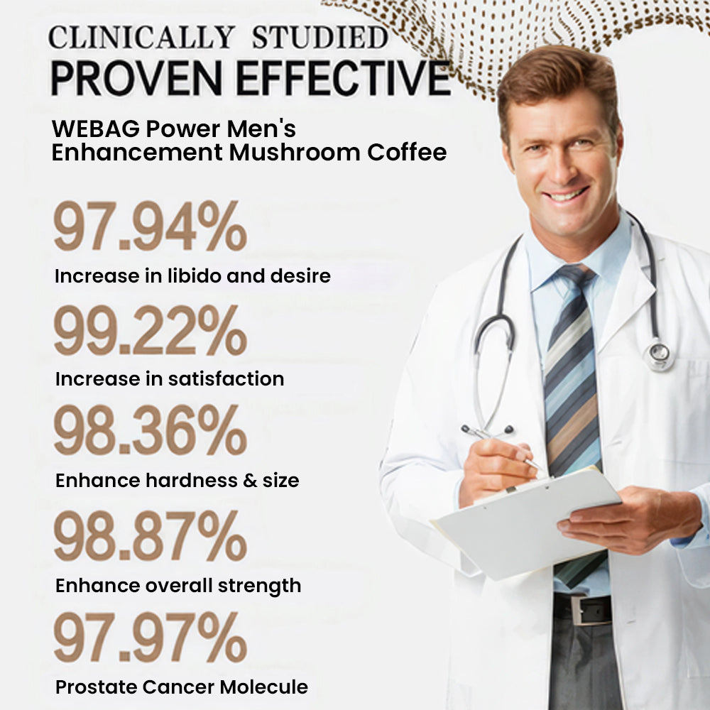 WEBAG Power Men's Enhancement Mushroom Coffee