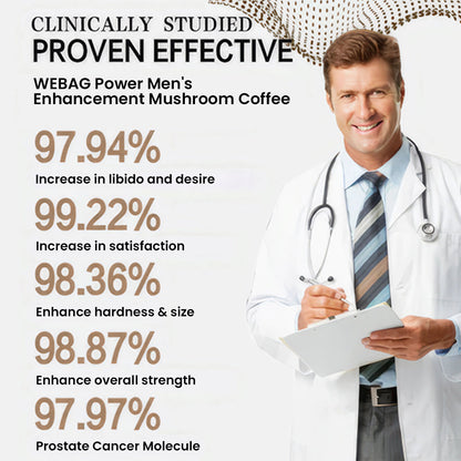 WEBAG Power Men's Enhancement Mushroom Coffee